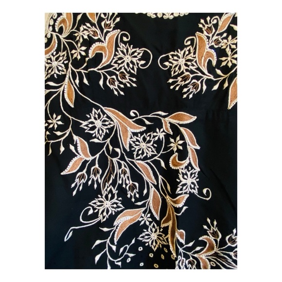 Serendipity Maui Flirty Black, Cream & Tan 2-Piece Skirt and Tank Set - Picture 12 of 16